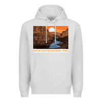 Dove Grey vintage grand canyon national park retro colorado river 80s Premium Hoodie - linhVisuals
