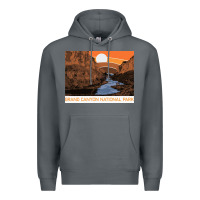 Rock vintage grand canyon national park retro colorado river 80s Premium Hoodie - linhVisuals