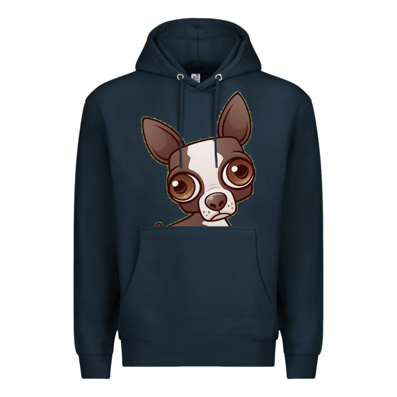 Zippy The Boston Terrier Premium Hoodie by linhVisuals | Teevron