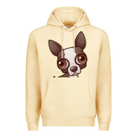 Pina Colada zippy the boston terrier Premium Hoodie - linhVisuals