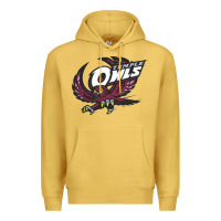 Antique Gold temple owls Premium Hoodie - linhVisuals
