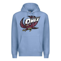 Colony Blue temple owls Premium Hoodie - linhVisuals