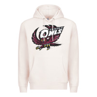 Pale Pink temple owls Premium Hoodie - linhVisuals