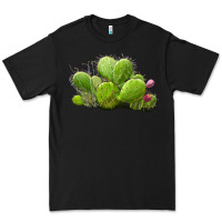 Black Desert Prickly Pear Cactus Premium Tee - LillyAllenDesigns