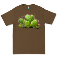 Cacao Desert Prickly Pear Cactus Premium Tee - LillyAllenDesigns