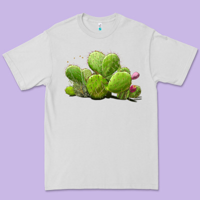 Desert Prickly Pear Cactus Premium Tee Designed By Lillyallendesigns