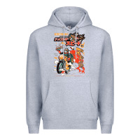 Heather Grey ramen rider food, noodles Premium Hoodie - linhVisuals