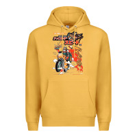 Mustard ramen rider food, noodles Premium Hoodie - linhVisuals