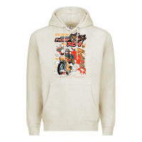 Oatmeal Heather ramen rider food, noodles Premium Hoodie - linhVisuals