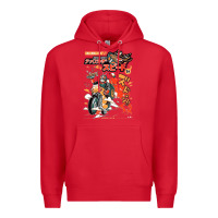 Red ramen rider food, noodles Premium Hoodie - linhVisuals