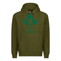 Army Green irish rugby football union Premium Hoodie - linhVisuals