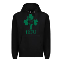 Black irish rugby football union Premium Hoodie - linhVisuals