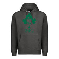 Charcoal Heather irish rugby football union Premium Hoodie - linhVisuals
