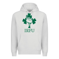 Dove Grey irish rugby football union Premium Hoodie - linhVisuals