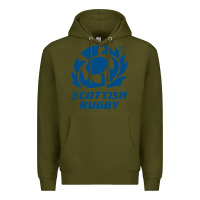 Army Green scottish rugby Premium Hoodie - linhVisuals