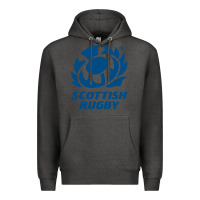 Charcoal Heather scottish rugby Premium Hoodie - linhVisuals
