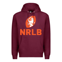 Burgundy netherlands rugby national Premium Hoodie - linhVisuals