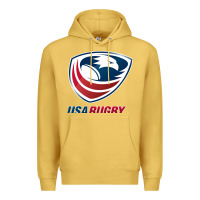 Antique Gold rugby Premium Hoodie - linhVisuals
