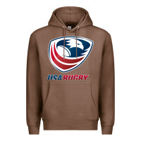 Chestnut rugby Premium Hoodie - linhVisuals