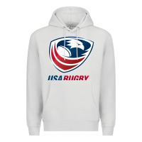 Dove Grey rugby Premium Hoodie - linhVisuals