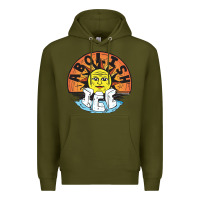 Army Green Ice Abolish Premium Hoodie - linhVisuals