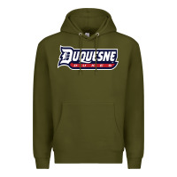 Army Green duquesne sports Premium Hoodie - linhVisuals