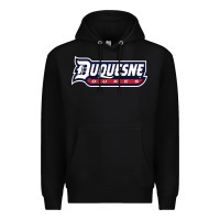Black duquesne sports Premium Hoodie - linhVisuals