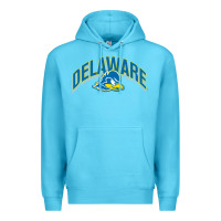 Ocean Blue delaware sportss Premium Hoodie - linhVisuals