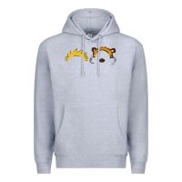 Heather Grey hobbes Premium Hoodie - linhVisuals