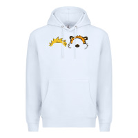 White hobbes Premium Hoodie - linhVisuals