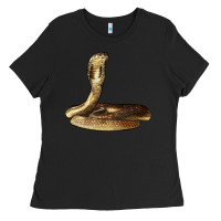Black king cobra snake Ladies Tee - LillyAllenDesigns