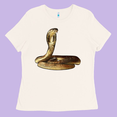 King Cobra Snake Ladies Tee Designed By Lillyallendesigns