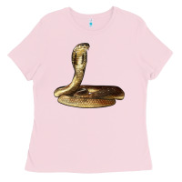 Bubblegum Pink king cobra snake Ladies Tee - LillyAllenDesigns