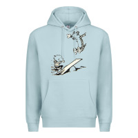 Blue Mist hobbes Premium Hoodie - linhVisuals