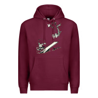 Burgundy hobbes Premium Hoodie - linhVisuals