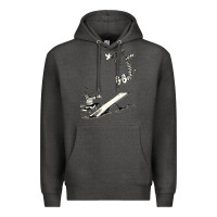 Charcoal Heather hobbes Premium Hoodie - linhVisuals