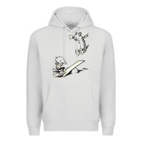 Dove Grey hobbes Premium Hoodie - linhVisuals