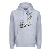 Heather Grey hobbes Premium Hoodie - linhVisuals
