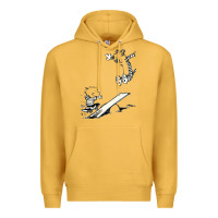 Mustard hobbes Premium Hoodie - linhVisuals