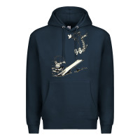 Navy hobbes Premium Hoodie - linhVisuals