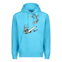 Ocean Blue hobbes Premium Hoodie - linhVisuals