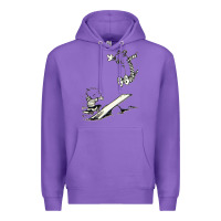 Purple hobbes Premium Hoodie - linhVisuals