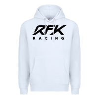 White rfk racing Premium Hoodie - linhVisuals