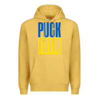 Antique Gold puck futin meme Premium Hoodie - linhVisuals