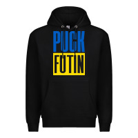 Black puck futin meme Premium Hoodie - linhVisuals