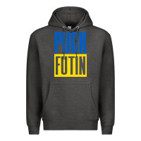 Charcoal Heather puck futin meme Premium Hoodie - linhVisuals