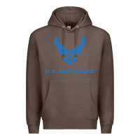 Coffee us force usaf distressed Premium Hoodie - linhVisuals
