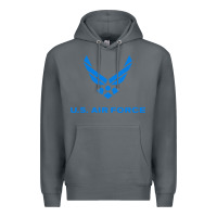 Rock us force usaf distressed Premium Hoodie - linhVisuals