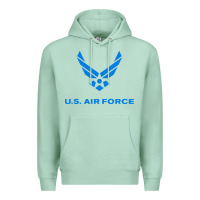 Seafoam us force usaf distressed Premium Hoodie - linhVisuals