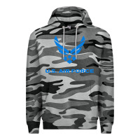 Slate Camo us force usaf distressed Premium Hoodie - linhVisuals